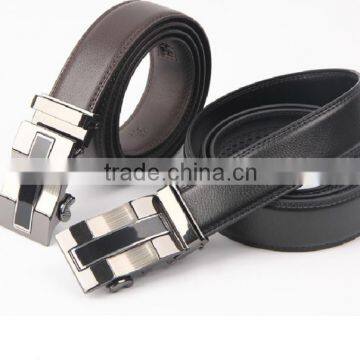 China oem personalized men automatic buckle genuine leather belt