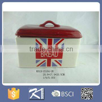 Ceramic Eco-friendly Stoneware Kitchenware in UK Flag Printing