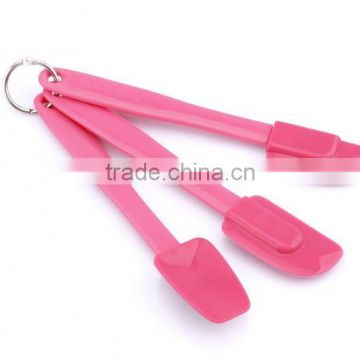 FDA/LFGB Kid Spatula Different Color Good Quality Plastic Handle Kid Mini Plastic Spatula