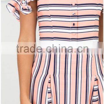 2016 Elegant Women Evening Party Cap Sleeve Length Side Sexy Dress