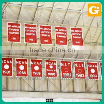 Ceiling Knitting Fabric Flag, Fabric Printing Sports Banner