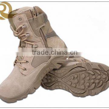 2015 Hot sale tan leather cheap delta force military combat boots