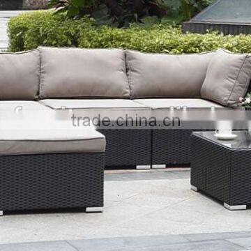 Garden indoor relaxing daybed couch rattan sofa