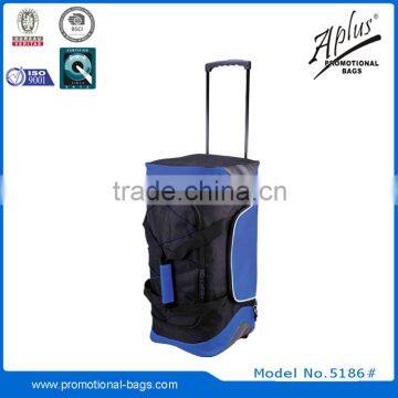 Factory PP piping trim body outer shell travel trolley duffel bag