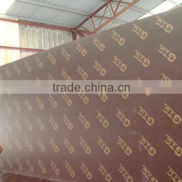 2 times hot press, good quality brown 18mm film faced plywood with logo