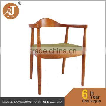 Dining Room Specific Use Ash Wood Material Solid Wood Arm Chairs