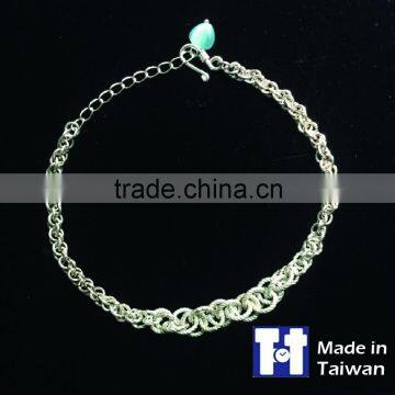 Manual Double Spiral Sterling Silver Bracelet Jewelry Valentine Gift photo-6