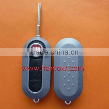 New Product Fiat 3 button flip remotekey blank (Gray Color),auto key shell,car key case