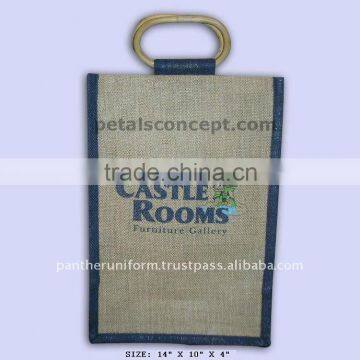 Promotional jute shopping bag