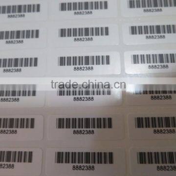 barcode self adhesive label stickers