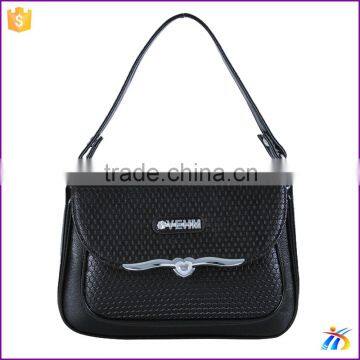 New design black messenger bag long strap shoulder tote bags