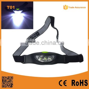 2* CR2032 Battery ABS+TPU Camping Outdoor Waterproof LED Headlamp Led