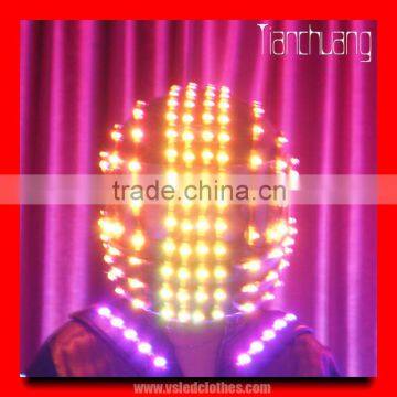 RF Remote Controlled LED Robot Helmet for Dancing photo-3