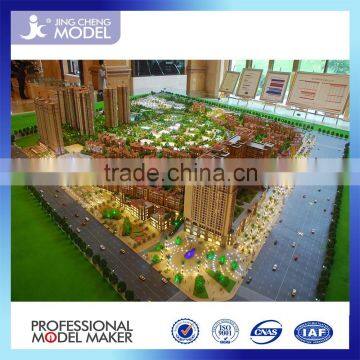 Construction plastic building blocks scale model