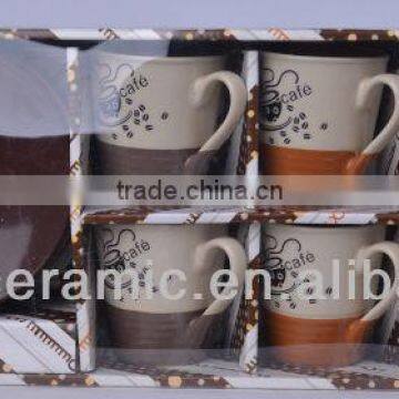 Healthy and eco-friendly ceramic coffee set 80ml