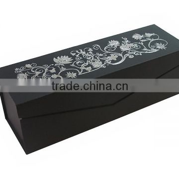 Custom luxury paper color gift box/cardboard printed packaging /glitter wholesale rigid gift boxes