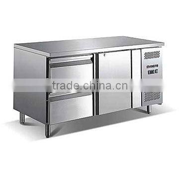 SHENTOP Commercial Stainless Steel Refrigerated Workbench TG15L1D2