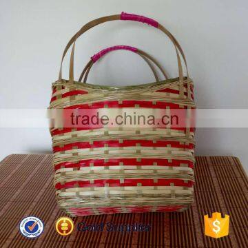 2016 Cheap Price Recycled Bamboo Hanging Vegetable Basket photo-3