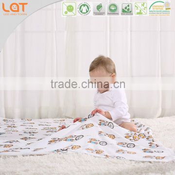 Hot selling bamboo cotton baby blanket,bamboo cotton easy swaddle wrap