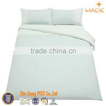 Bordered Waffle , Pale Duck Egg Bedding Sets Duvet Cover Pillow Case