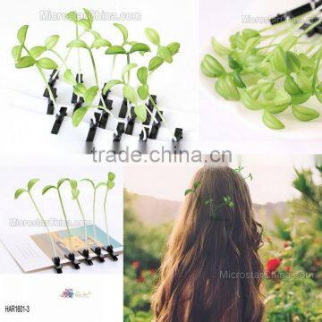 Wholesale Funny Bean Sprout Hairpins Antenna Hairpins/Hair Clips