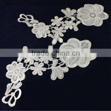 White Flower Lace Trim Lady for Dress Decoration of China S10594B