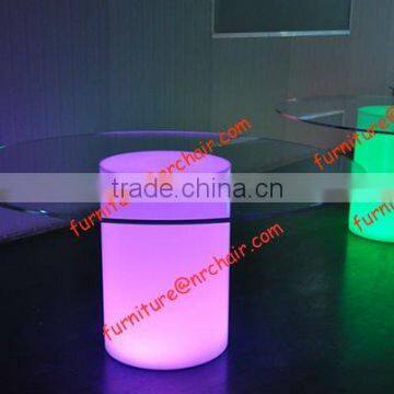 Shanghai wholesale portable illuminated LED round table for weddings