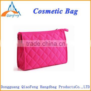 Trendy Functional Cosmetic Bag / Hot Pink Makeup Bag