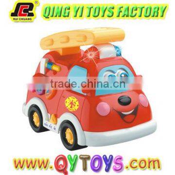 Battery operated kids toy car with light and sound