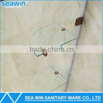 Tempered Glass Chrome Finish Frameless Cubicle Shower Enclosure With Tray photo-5