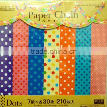 Assorted Polka Dots design hanging Paper Chains For birthday Party decoration