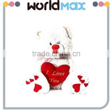Wholesale Products Cartoon Heart Bear Plush Toy photo-4