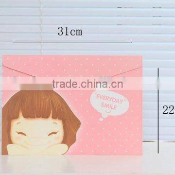 2014 hot new cute paper file folder made in china