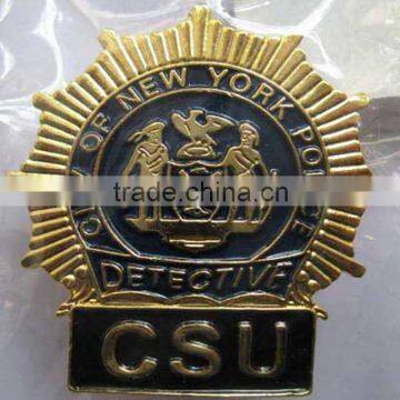 metal gifts custom badge with your own thought