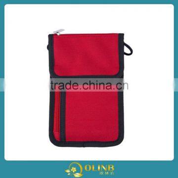 Travel Neck Stash RFID Wallet Card Passport Holder