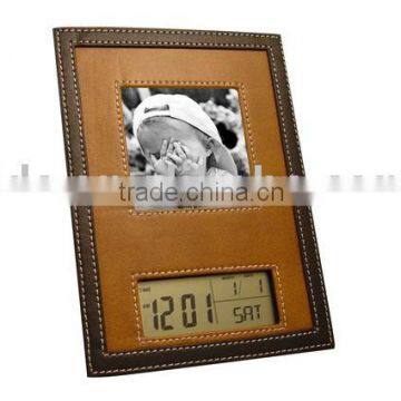 digital leather clock