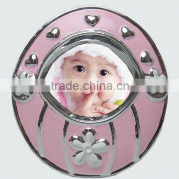 Different shape funny design sliver plating baby souvenir photo frames for sale