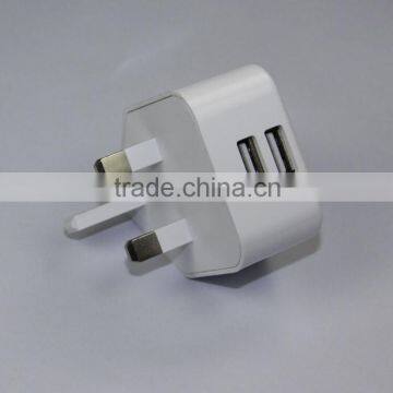 CE,ROHS,REACH Approved Portable UK Wall Charger, ODM/OEM Quick Deliver Power Sockets With Smart IC