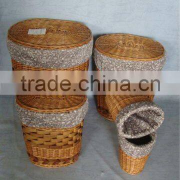 cheap and attractive willow basket of different sizes