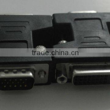 DVI-I Female Analog(24+5) to VGA Male(15-pin) Connector Adapter