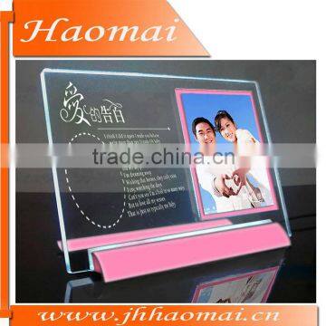 2013 Customizable Creative Clear Picture Frame Acrylic/Acrylic Picture Frame