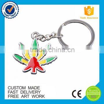 China OEM keychain with epoxy metal keyring