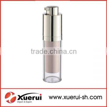 plastic cosmetic airless pump bottle