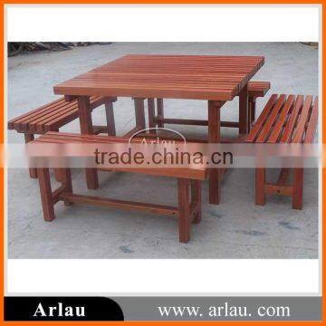 Common style outdoor wood child table chairs