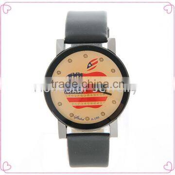 HONESTAR Most Popular Quartz USA Flag Logo Watch For School Girl Watch photo-3