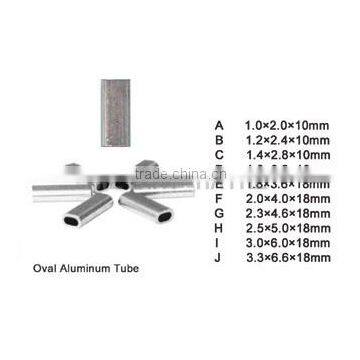 oval aluminiumm tube sleeve crimps