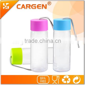 BPA free 240ml portable children plastic water bottle