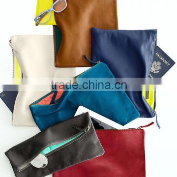 Everyday Leather Zip Pouch