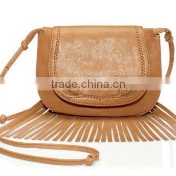 2014 Designer woman Leather Fringe Crossbody mini on the go bags