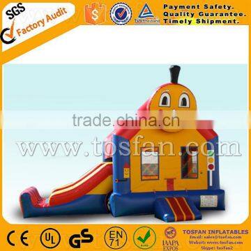 commercial inflatable bouncy combo with slide A3094